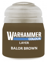 Warhammer Colour Layer Paint (Balor Brown) - krycí barva, hnědá