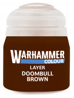 Warhammer Colour Layer Paint (Doombull Brown) - krycí barva, hnědá