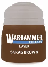 Warhammer Colour Layer Paint (Skrag Brown) - krycí barva, hnědá