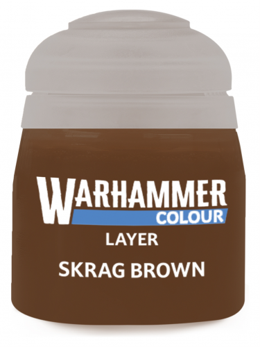 Warhammer Colour Layer Paint (Skrag Brown) - krycí barva, hnědá