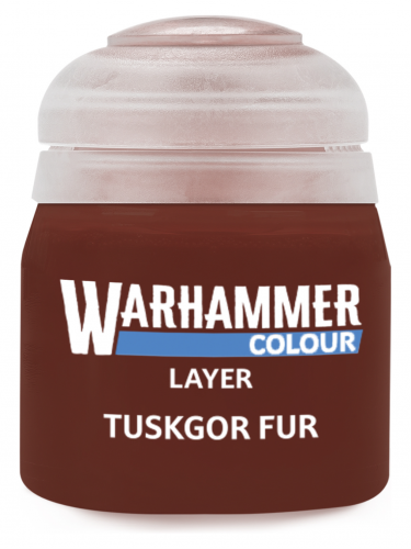 Warhammer Colour Layer Paint (Tuskgor Fur) - krycí barva hnědá