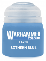Warhammer Colour Layer Paint (Lothern Blue) - krycí barva, modrá