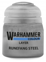 Warhammer Colour Layer Paint (Runefang Steel) - krycí barva, ocelová
