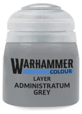 Warhammer Colour Layer Paint (Administratum Grey) - krycí barva, šedá
