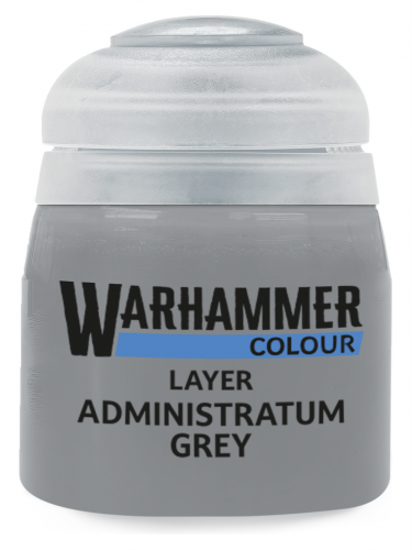 Warhammer Colour Layer Paint (Administratum Grey) - krycí barva, šedá