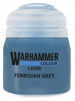 Warhammer Colour Layer Paint (Fenrisian Grey) - krycí barva, šedá