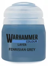 Warhammer Colour Layer Paint (Fenrisian Grey) - krycí barva, šedá