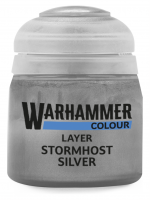 Warhammer Colour Layer Paint (Stormhost Silver) - krycí barva, stříbrná