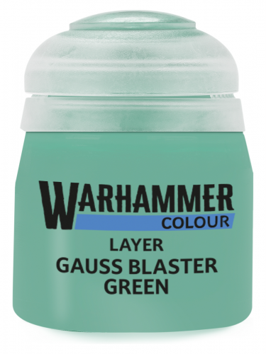Warhammer Colour Layer Paint (Gauss Blaster Green) - krycí barva, zelená