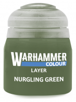 Warhammer Colour Layer Paint (Nurgling Green) - krycí barva, zelená