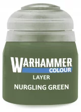 Warhammer Colour Layer Paint (Nurgling Green) - krycí barva, zelená