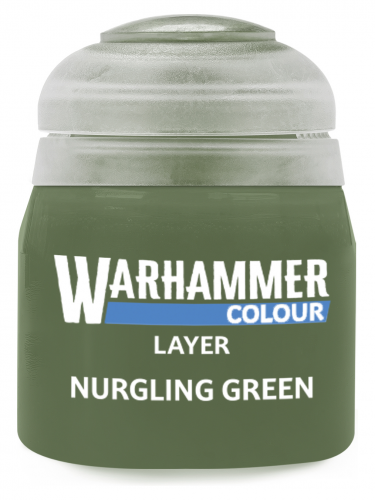 Warhammer Colour Layer Paint (Nurgling Green) - krycí barva, zelená