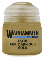 Warhammer Colour Layer Paint (Auric Armour Gold) - krycí barva, zlatá