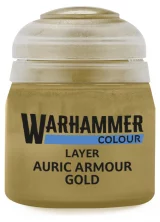 Warhammer Colour Layer Paint (Auric Armour Gold) - krycí barva, zlatá