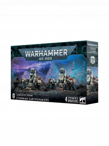 W40k: Leagues of Votann - Cthonian Earthshakers (4 figurky)