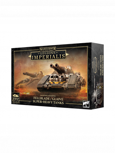 Warhammer: Horus Heresy - Legiones Astartes - Fellblade/Glaive Super-Heavy Tanks (2 figurky)