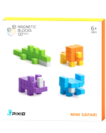 Magnetická stavebnice PIXIO - Mini Safari (Story Series)