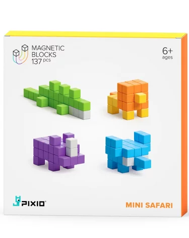 Magnetická stavebnice PIXIO - Mini Safari (Story Series)