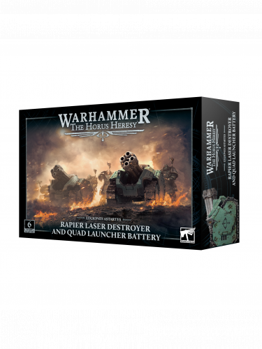 Warhammer: Horus Heresy - Legiones Astartes - Rapier Laser Destroyer and Quad Launcher Battery (6 figurek)
