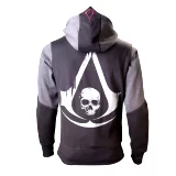 Mikina Assassins Creed IV Black Flag velikost XL - šedomodrá