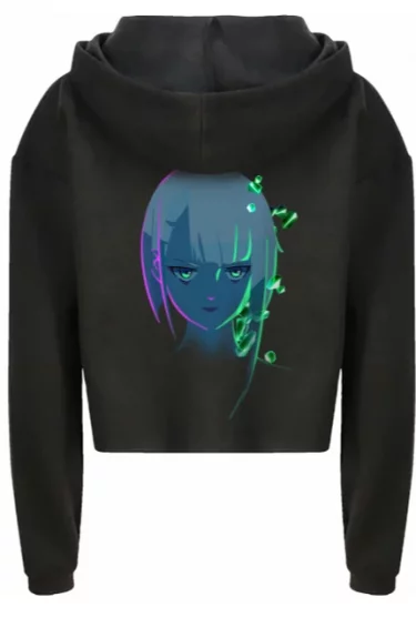 Mikina dámská Cyberpunk: Edgerunners - Neon Lucy Cropped