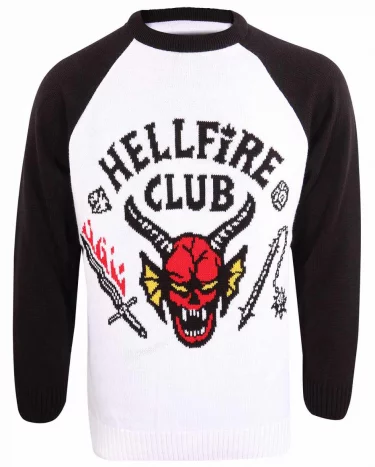 Svetr Stranger Things - Hellfire Club