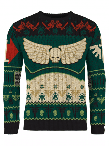 Vánoční svetr Warhammer 40,000 - Dark Angels Christmas Jumper