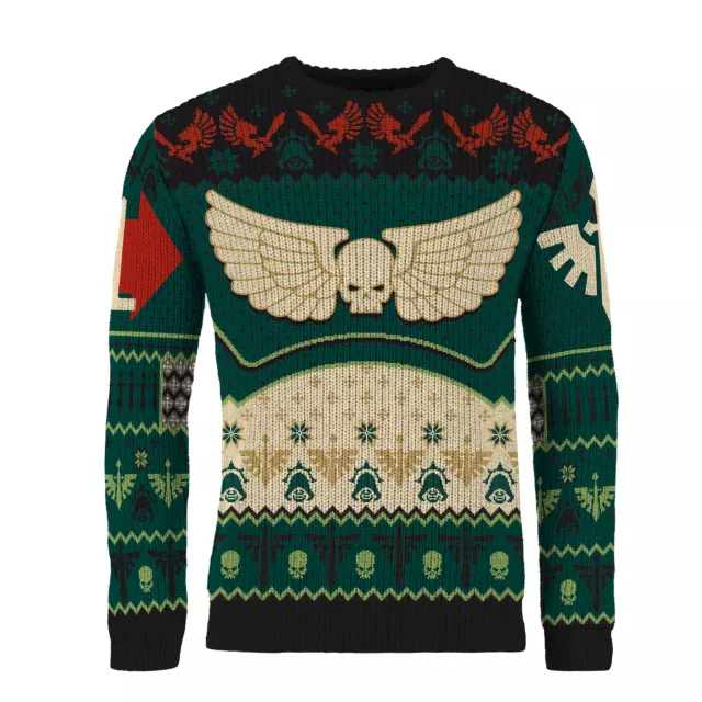 Vánoční svetr Warhammer 40,000 - Dark Angels Christmas Jumper