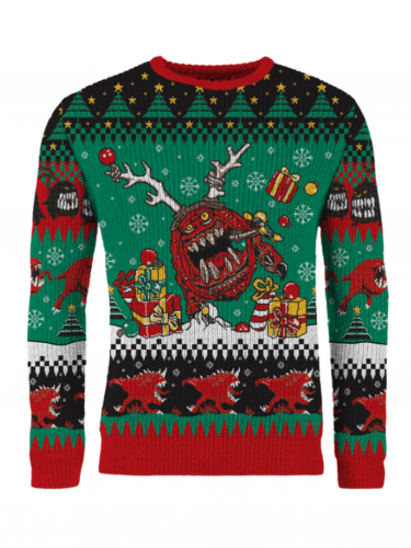 Vánoční svetr Warhammer 40,000 - Squig Christmas Jumper