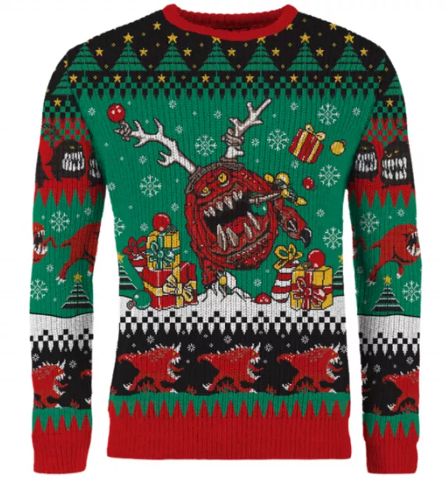Vánoční svetr Warhammer 40,000 - Squig Christmas Jumper