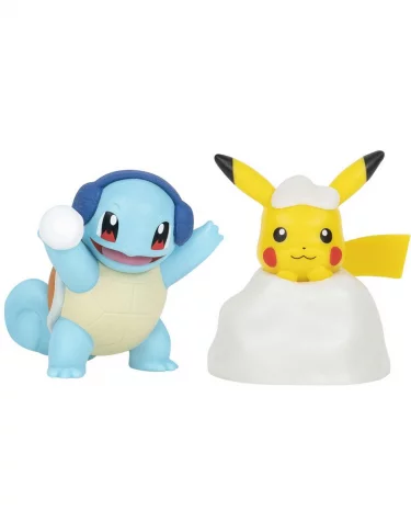 Figurka Pokémon - Pikachu and Squirtle Holiday (Battle Figure Pack)