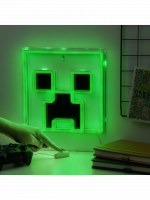 Lampička Minecraft - Creeper (nástěnná)