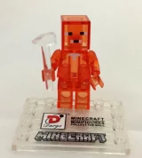 Mini figurka Minecraft červená s kladivem