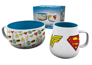 Snídaňový set DC Comics - Logos