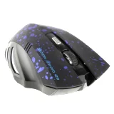 Herní bezdrátová myš Weyes 6D 1600 dpi- modrá