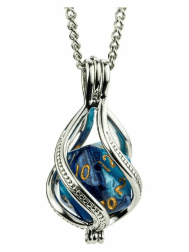 Náhrdelník FanRoll - Caged Dice D20 (Lair Wear)
