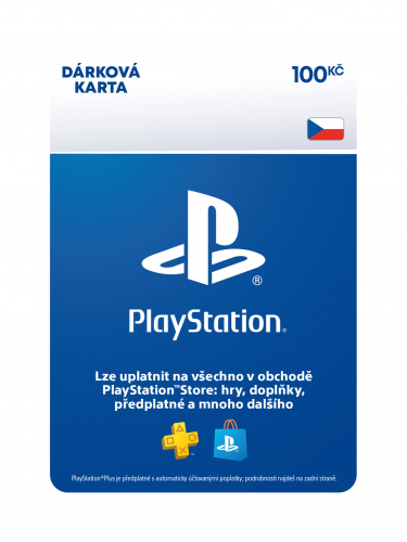PlayStation Store – Dárková karta - 100 Kč (PS DIGITAL) (DIGITAL)