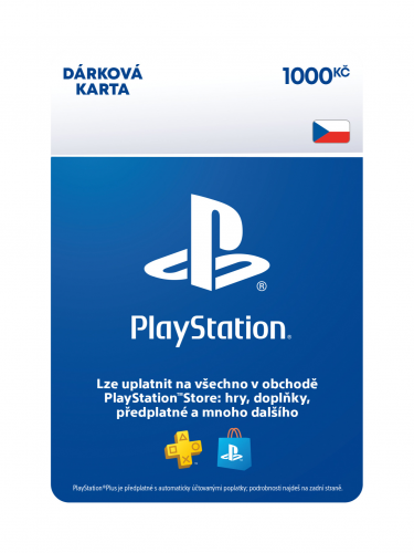 PlayStation Store – Dárková karta - 1000 Kč (PS DIGITAL) (DIGITAL)