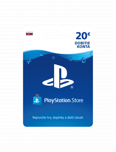 PlayStation Store – Dárková karta 20€ [pro SK účty] (PS5)