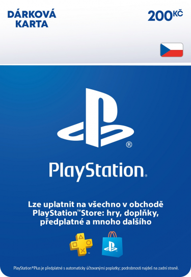 PlayStation Store – Dárková karta - 200 Kč (PS DIGITAL) (DIGITAL)