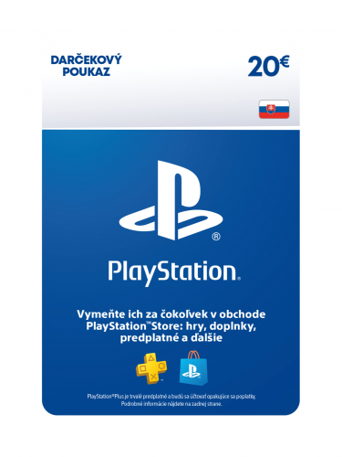 SK - PlayStation Store – Dárková karta - 20 EUR (DIGITAL) (DIGITAL)