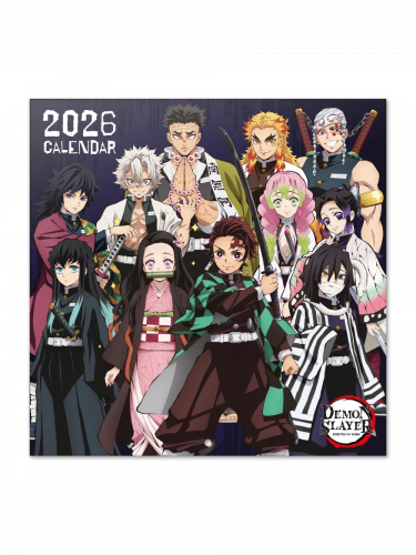 Kalendář Demon Slayer 2026