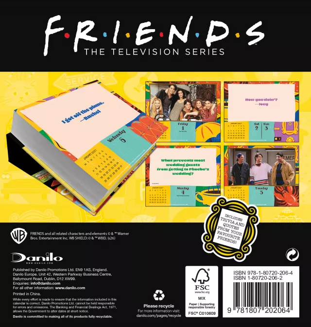 Kalendář Friends 2027 (stolní)