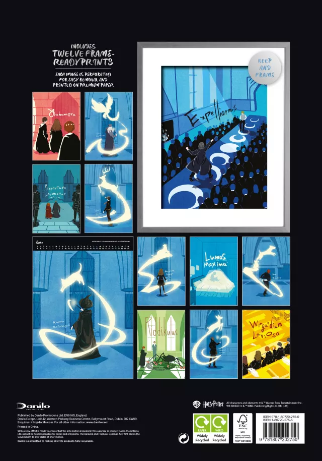 Kalendář Harry Potter Deluxe 2027 (A3)