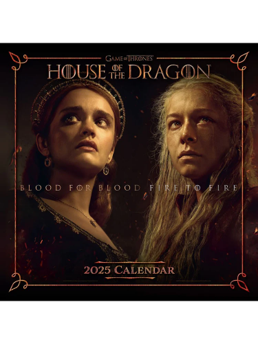 Kalendář House of the Dragon 2025