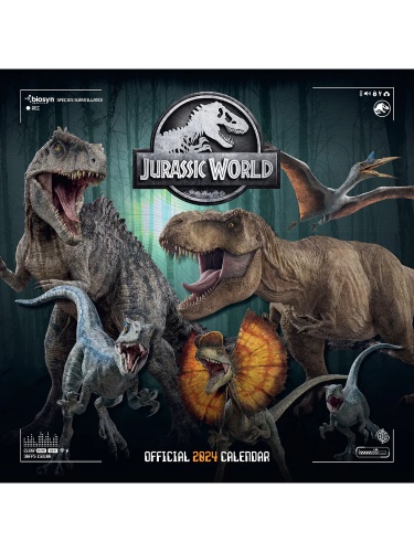 Kalendář Jurassic World 2024