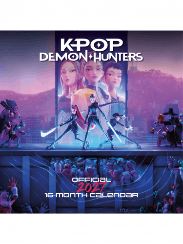 Kalendář KPop Demon Hunters 2027 (16 měsíců)