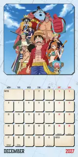 Kalendář One Piece 2027 - Anime