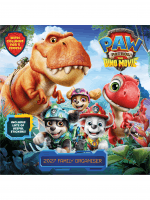 Kalendář Paw Patrol: Dino Movie - Family Organiser 2027 (+ samolepky)