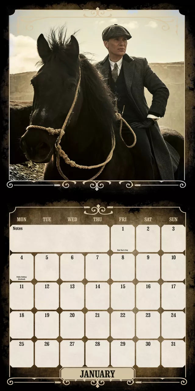 Kalendář Peaky Blinders 2027